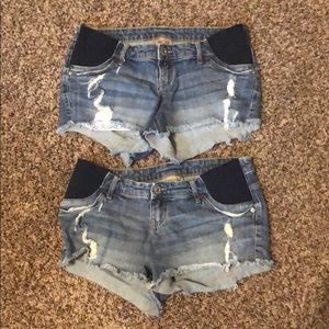 Maternity Jean Shorts
